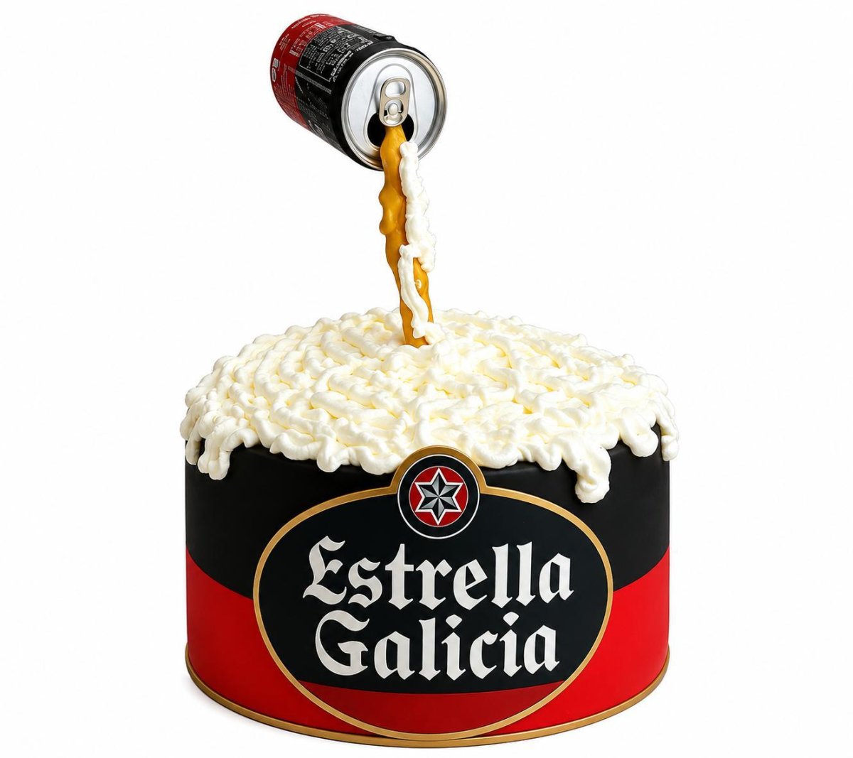 Tarta Estrella Galicia