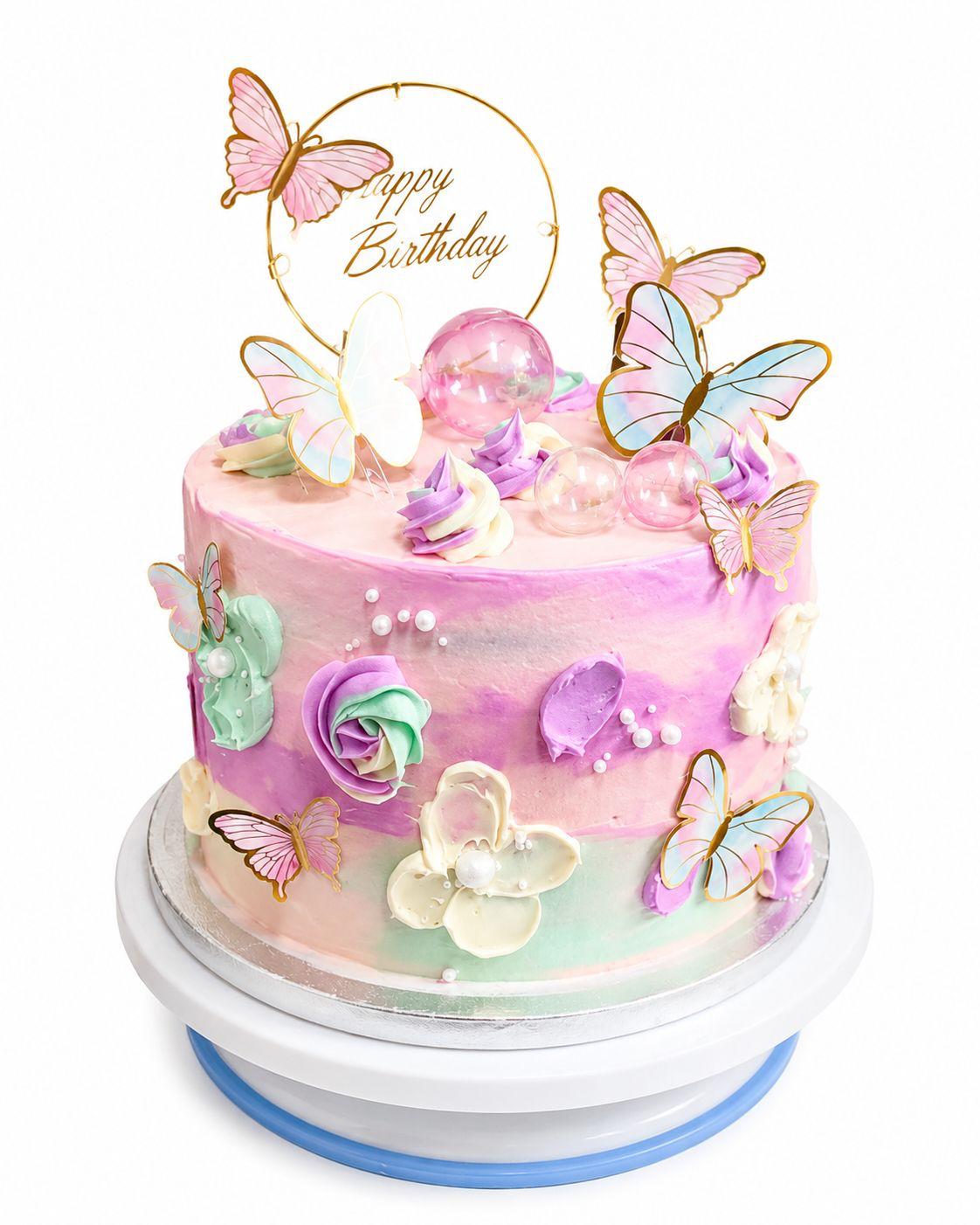 Tarta de mariposas